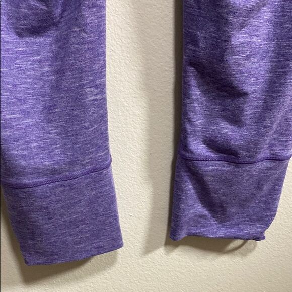 PrAna Purple Heathered Tori Capri Leggings Yoga Capri Size Large - Picture 8 of 16